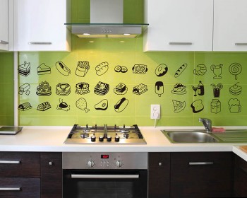 Lovely Food Kitchen Wall Decal Nursery Dining Room Stickers Lovely Food Kitchen Wall Decal Nursery Dining Room Stickers